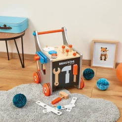 Janod Chariot magnétique Brico'Kids (bois)* Établis, Outils & Bricolage|Jouets À Bascule, Porteurs & Chariots