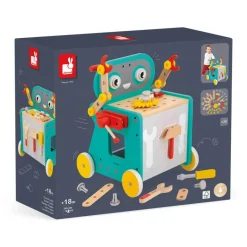 Janod Chariot Robot Brico'Kids* Établis, Outils & Bricolage|Jouets À Bascule, Porteurs & Chariots