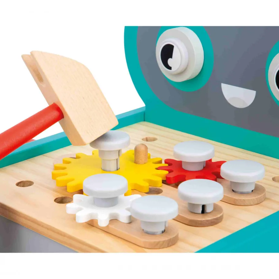 Janod Chariot Robot Brico'Kids* Établis, Outils & Bricolage|Jouets À Bascule, Porteurs & Chariots