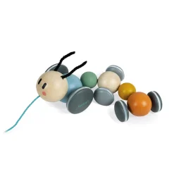 Janod Chenille à Promener Sweet Cocoon (bois)* Jouets À Promener & À Pousser
