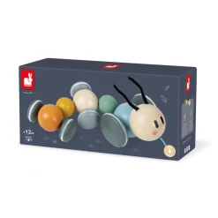 Janod Chenille à Promener Sweet Cocoon (bois)* Jouets À Promener & À Pousser