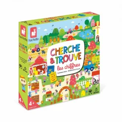 Janod Cherche et Trouve les Chiffres* Jeux De Mémoire & D'Associations|Jeux Éducatifs Maternelle