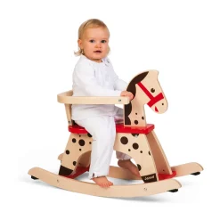 Janod Cheval à Bascule Caramel (bois)* Jouets À Bascule, Porteurs & Chariots