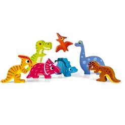 Janod Chunky Puzzle Dinosaures 7 pièces* Puzzles En Bois Premier Âge|Puzzles En Bois Premier Âge