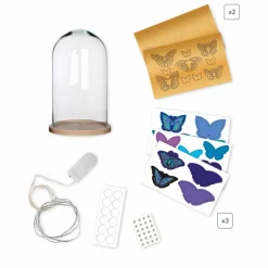 Janod Cloche Lumineuse Papillons à Créer* Créations 3D|Collection "Les Ateliers Déco"