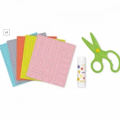 Janod Coffret Créatif Découpage et Collage - 4 ans* Tampons & Papeterie