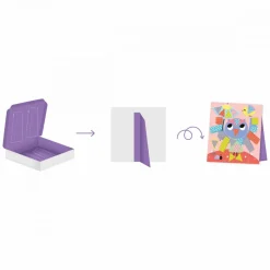 Janod Coffret Créatif Découpage et Collage - 4 ans* Tampons & Papeterie