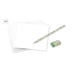 Janod Coffret Créatif Dessin 20 Modèles Dinos* Peinture Par Numéro & Coloriage
