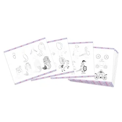 Janod Coffret Créatif Dessin 20 Modèles Fantasy* Peinture Par Numéro & Coloriage