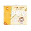 Janod Coffret Créatif Dessin 20 Modèles Animaux* Peinture Par Numéro & Coloriage