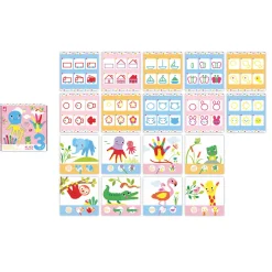 Janod Coffret Créatif Dessin et Coloriage - 3 ans* Peinture Par Numéro & Coloriage