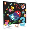 Janod Coffret Créatif Gommettes Rondes - 3 ans* Mosaïques & Gommettes