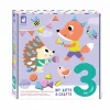 Janod Coffret créatif Gommettes Géométriques - 3 ans* Mosaïques & Gommettes
