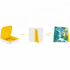 Janod Coffret Créatif Gommettes et Décors Jungle - 5 ans* Mosaïques & Gommettes
