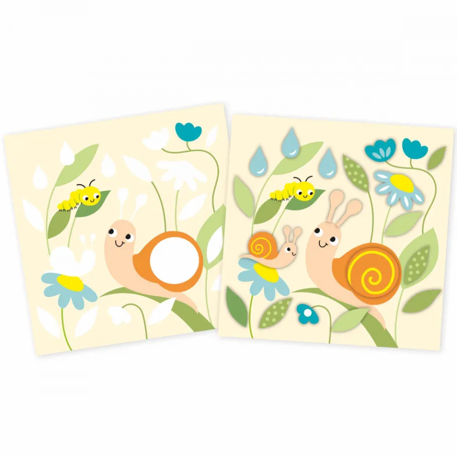 Janod Coffret Créatif Multiactivités - 4 ans* Peinture Par Numéro & Coloriage|Mosaïques & Gommettes