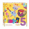 Janod Coffret Créatif Multiactivités - 5 ans* Peinture Par Numéro & Coloriage|Mosaïques & Gommettes