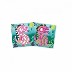 Janod Coffret Créatif Multiactivités - 5 ans* Peinture Par Numéro & Coloriage|Mosaïques & Gommettes