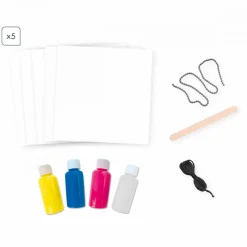 Janod Coffret Créatif Peinture Flower Power* Peinture Par Numéro & Coloriage