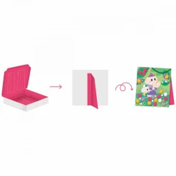 Janod Coffret Créatif Pompons - 3 ans* Mosaïques & Gommettes|Tampons & Papeterie