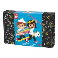 Janod Coffret de Coloriage* Peinture Par Numéro & Coloriage