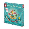 Janod Coffret multi jeux carrousel (bois et carton)* Jeux De Parcours|Jeux Éducatifs Primaire