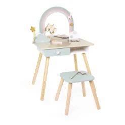 Janod Coiffeuse en bois et accessoires Licorne* Tables & Mobilier|Beauté