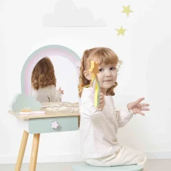 Janod Coiffeuse en bois et accessoires Licorne* Tables & Mobilier|Beauté