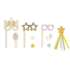 Janod Coiffeuse en bois et accessoires Licorne* Tables & Mobilier|Beauté