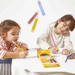 Janod Crayons Effaçables x12* Peinture Par Numéro & Coloriage