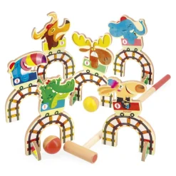 Janod Croquet Grand Huit Applepop* Sports & Activités D'Extérieur