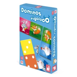 Janod Dominos Rigolooo* Jeux De Mémoire & D'Associations