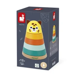 Janod Empilable Jaguar Tropik* Formes & Couleurs|Cubes & Pyramides