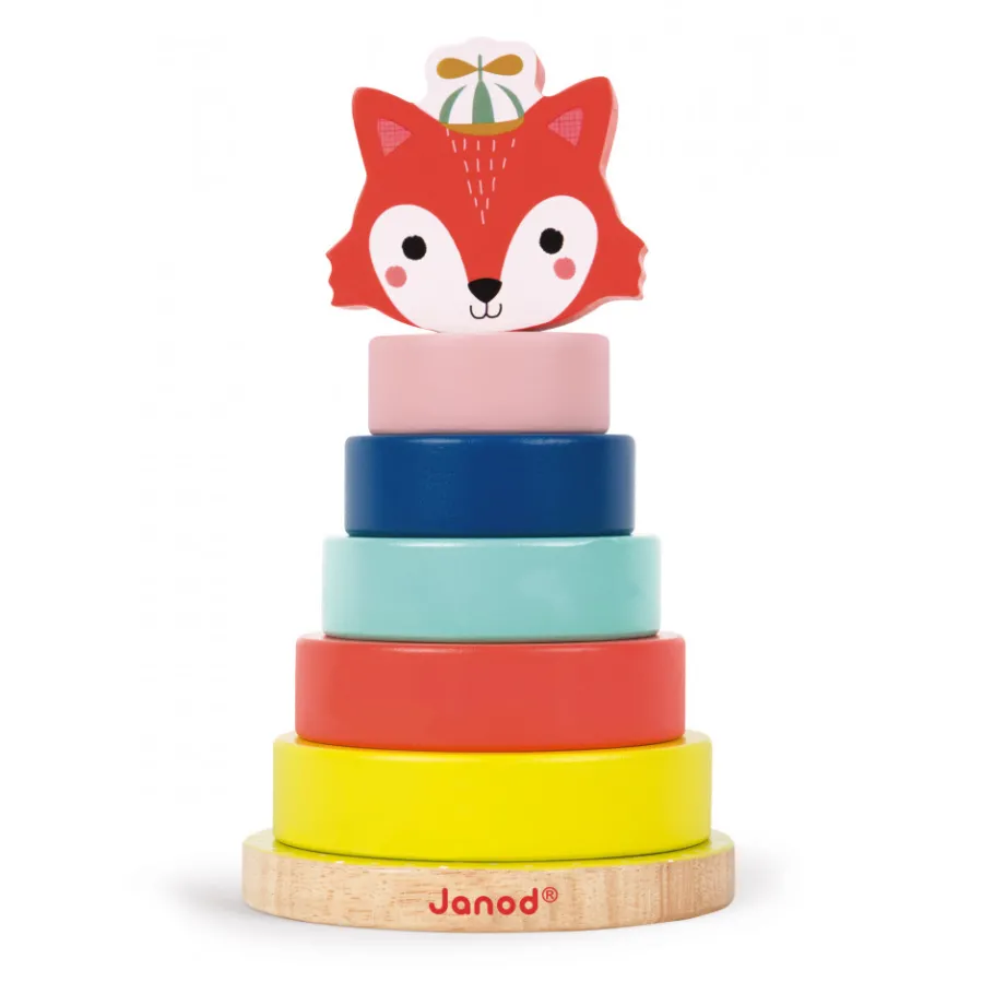 Janod Empilable Renard Baby Forest (bois)* Manipulation & Encastrement