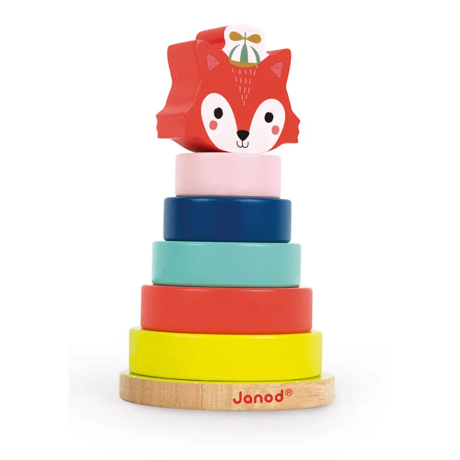 Janod Empilable Renard Baby Forest (bois)* Manipulation & Encastrement