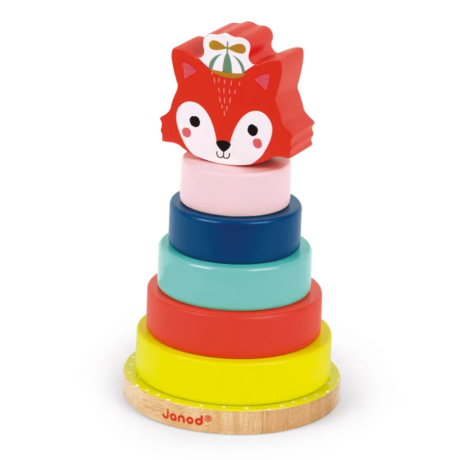 Janod Empilable Renard Baby Forest (bois)* Manipulation & Encastrement