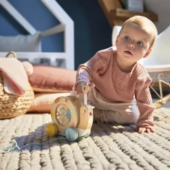 Janod Escargot à Promener Pure (bois)* Jouets Musicaux|Jouets À Promener & À Pousser