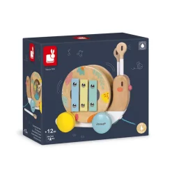 Janod Escargot à Promener Pure (bois)* Jouets Musicaux|Jouets À Promener & À Pousser