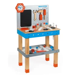 Janod Etabli magnétique géant Brico'Kids (bois)* Établis, Outils & Bricolage