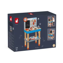 Janod Etabli magnétique géant Brico'Kids (bois)* Établis, Outils & Bricolage