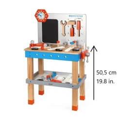 Janod Etabli magnétique géant Brico'Kids (bois)* Établis, Outils & Bricolage