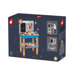 Janod Etabli magnétique géant Brico'Kids (bois)* Établis, Outils & Bricolage