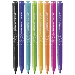 Janod Feutres Pailletés x8* Peinture Par Numéro & Coloriage