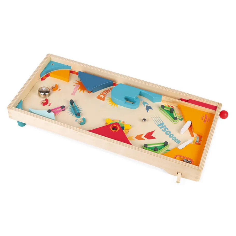 Janod Flipper en bois* Jeux De Lancer