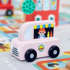Janod Food Truck en bois Ville - Cross Roads* Véhicules, Garages & Voitures|Trains & Véhicules