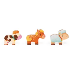 Janod Funny Magnet - Ferme (bois)* Jouets Magnétiques
