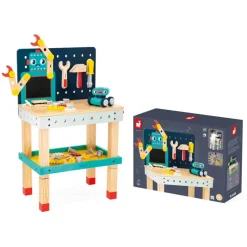 Janod Grand Établi Robot Brico'Kids* Établis, Outils & Bricolage