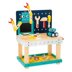 Janod Grand Établi Robot Brico'Kids* Établis, Outils & Bricolage