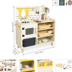 Janod Grande Cuisine en bois Mamie Soleil* Cuisines, Dinettes & Marchandes