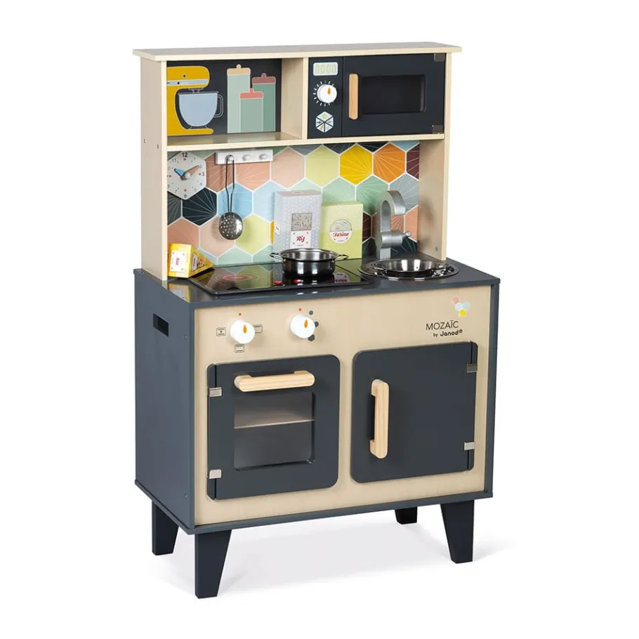 Janod Grande Cuisine Mozaïc en bois* Cuisines, Dinettes & Marchandes