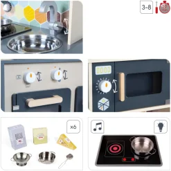 Janod Grande Cuisine Mozaïc en bois* Cuisines, Dinettes & Marchandes